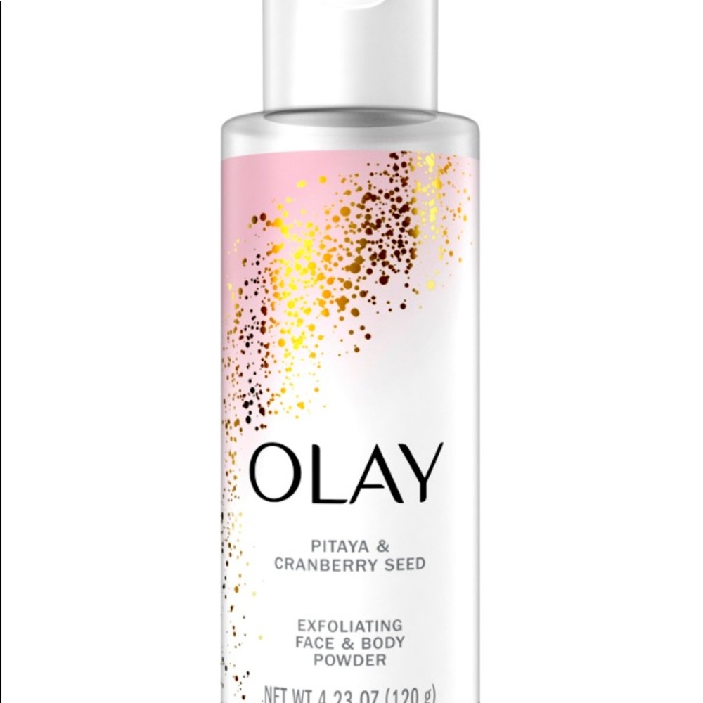 Olay Exfoliating Face & Body Powder Pitaya & Cranberry Seed 4.23 OZ